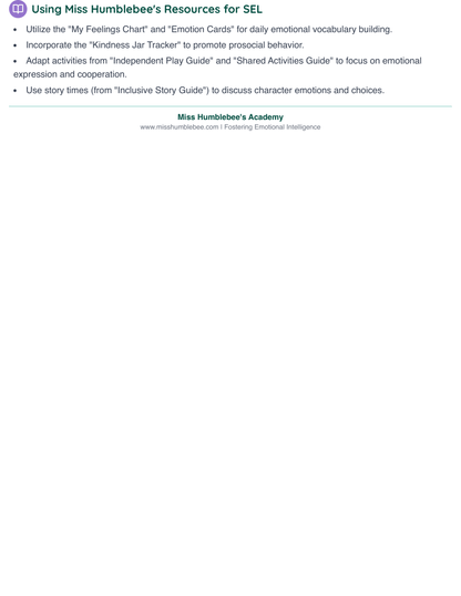 Educators - Social-Emotional Learning Tools