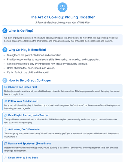 Parents - Co-Play Guide