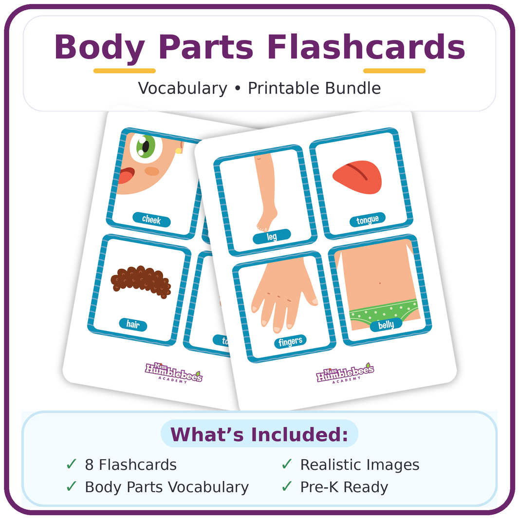 Bundle - Body Parts Flashcards