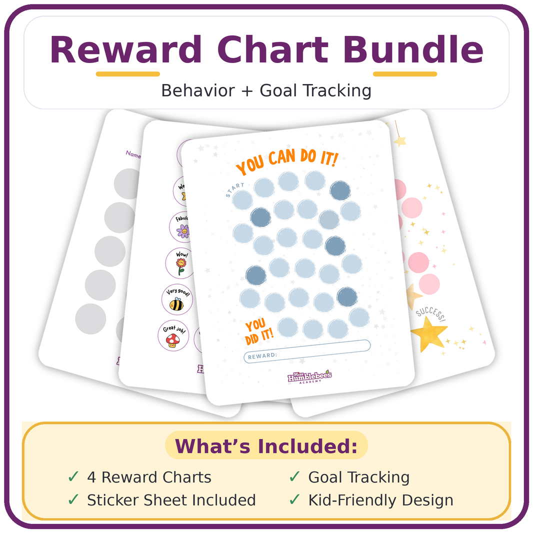 Printable Reward Chart Bundle (Behavior & Goal Tracking for Kids)